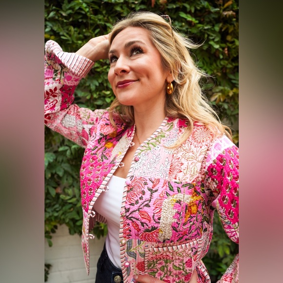 Sisters Global Jackets & Blazers - 100% cotton quilted jacket